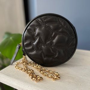 Draper James Black Leather Wristlet NWOT